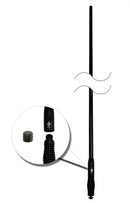 RFI UHF 1m Fiberglass Antenna, Black - CDQ5000B
