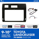 AeroPro Toyota Landcruiser 2023- 70 Series 9inch Headunit Kit