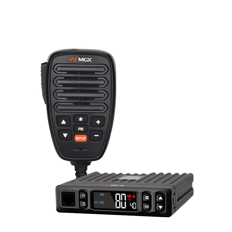 MGX C1 Compact 12/24V UHF/LMR Hybrid CB Radio