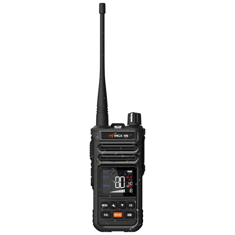 MGX H5 UHF/LMR 5 Watt Hybrid Handheld Radio