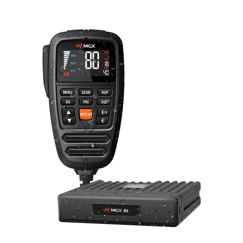 MGX R1 12/24V UHF/LMR Hybrid CB Radio