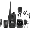 XTRAK 50 5 Watt Waterproof Smart UHF Handheld Radio with Large OLED Display with Instant Replay Function