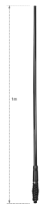 Uniden UHF Fiberglass Antenna, Black, 6.6dBi - AT890BK