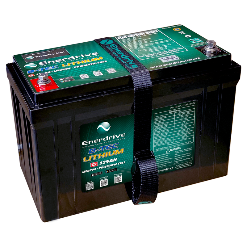 Enerdrive ePOWER B-TEC 125Ah Lithium Battery + DC2DC