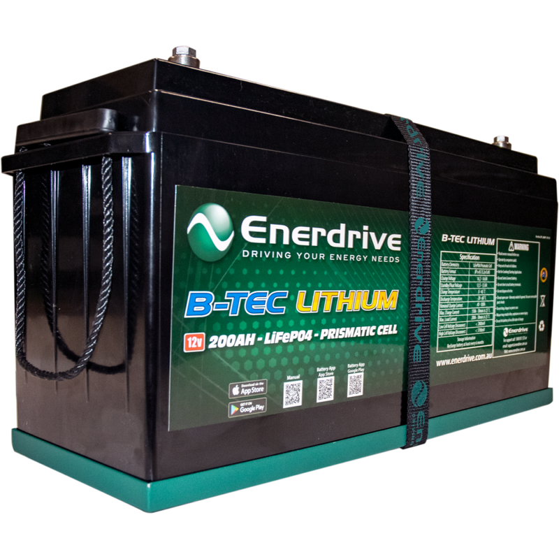 Enerdrive ePOWER B-TEC 200Ah G2 Lithium Battery + DC2DC Combo