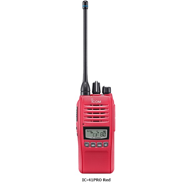ICOM IC-41PRO 5W Handheld UHF RED