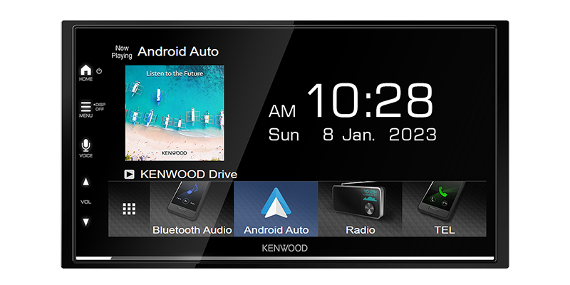 Kenwood DMX7022S 7" AV Receiver with Apple CarPlay & Android Auto