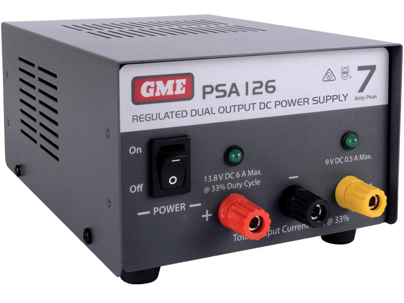 GME 7 Amp, Regulated DC Power Supply - PSA126