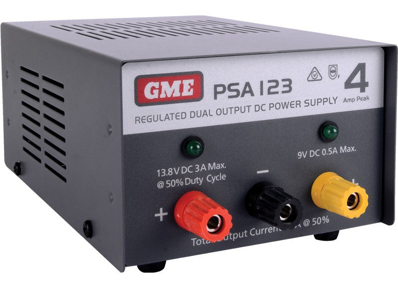 GME 4 Amp, Regulated DC Power Supply - PSA123